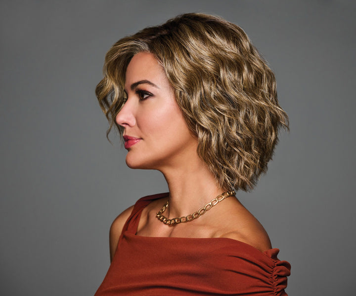 Beaming Beauty: Synthetic Wig | Heat Friendly, Lace Front, Mono Part