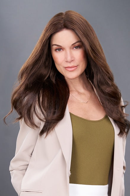 EasiPart Medium 18": Remy Human Hair Topper