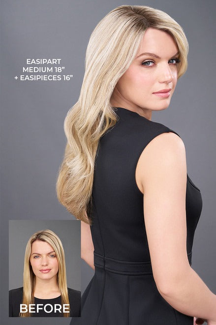 EasiPart Medium 18": Remy Human Hair Topper