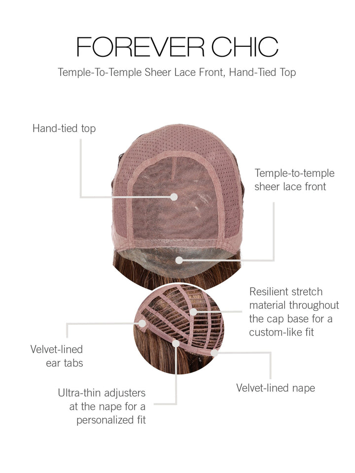 Forever Chic: Synthetic Wig | Lace Front, Hand‑Tied