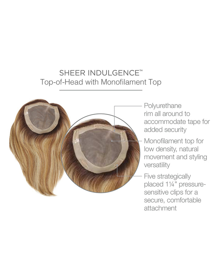 Gilded 12″: Human Hair Topper | Mono Top