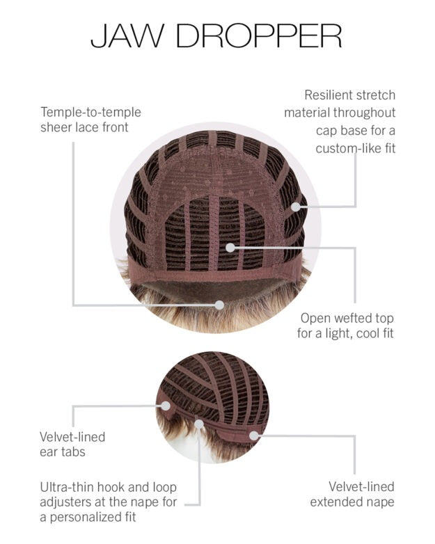 Jaw Dropper: Synthetic Wig | Heat Friendly, Lace Front