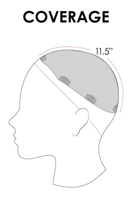 Top Full 12": Remy Human Hair Topper | Hand‑Tied