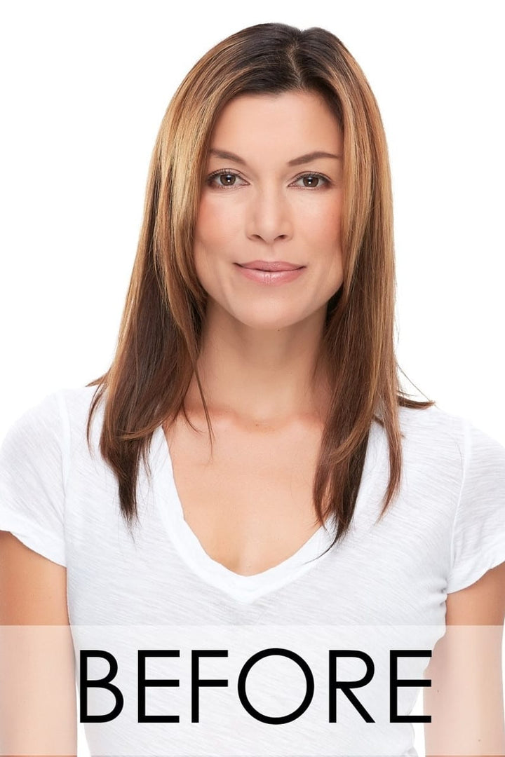 Top Full 18": Remy Human Hair Topper | Mono Top