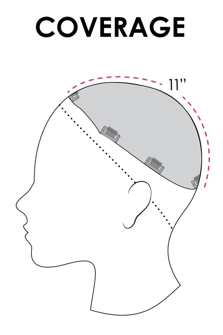 Top Full 18": Synthetic Topper | Hand‑Tied