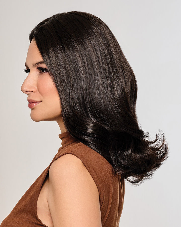 On Key 16″: Human Hair Topper | Lace Front, Mono Top