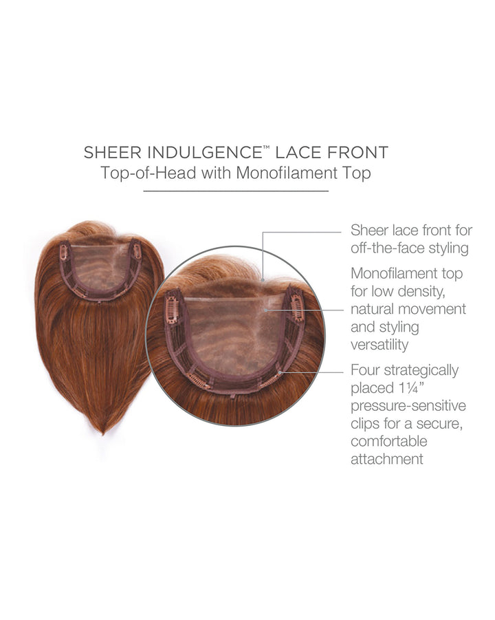 Top Billing 12″: Synthetic Topper | Heat Friendly, Lace Front, Mono Top