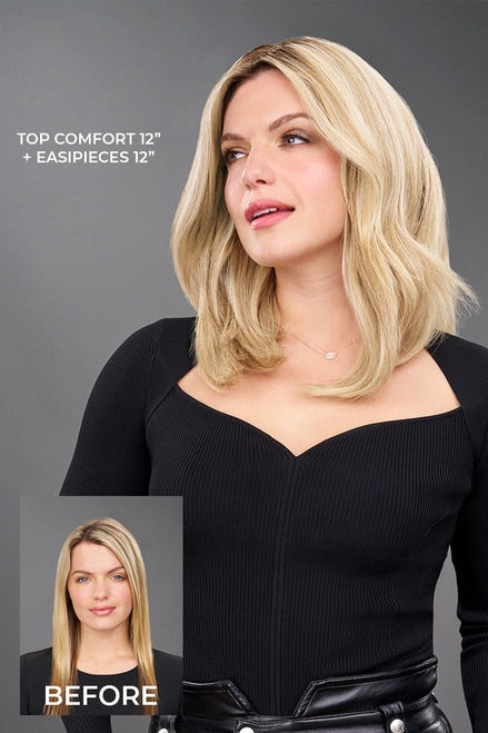 Top Comfort: Remy Human Hair Topper | Hand‑Tied