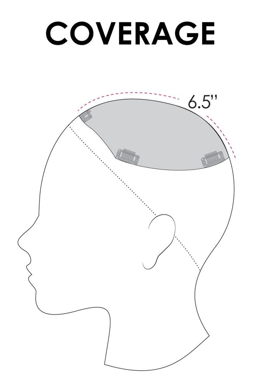 Top Form 12": Remy Human Hair Topper | Mono Top