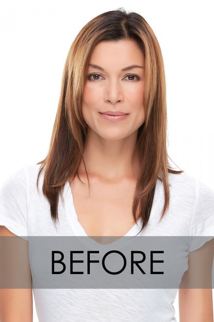 Top Form 18": Remy Human Hair Topper | Mono Top