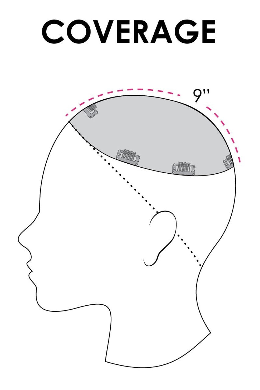 Top Smart 12": Synthetic Topper | Lace Front, Mono Top