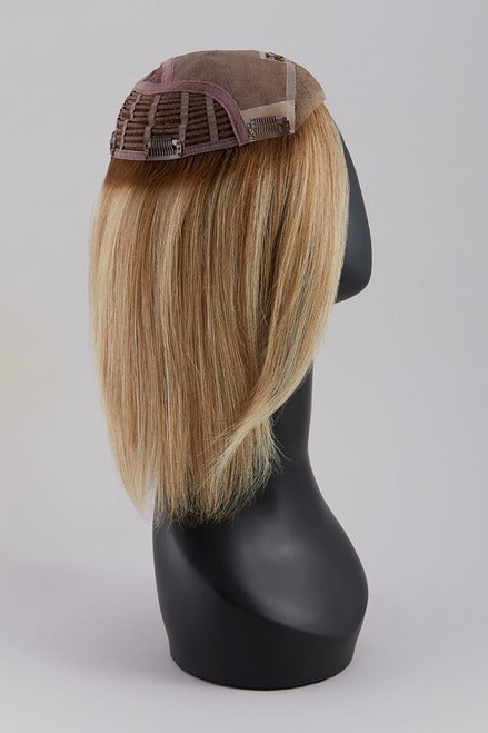 Top Smart HH 12": Remy Human Hair Topper | Lace Front, Mono Top