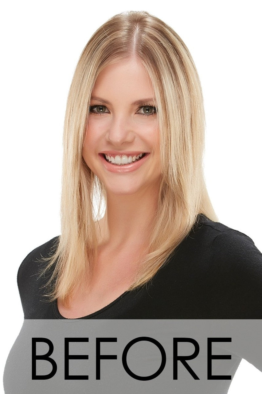 Top Smart Wavy 18": Synthetic Topper | Lace Front, Mono Top