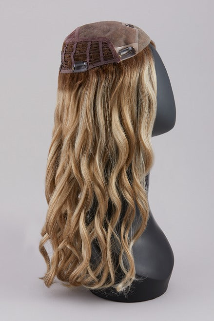 Top Smart Wavy 18": Synthetic Topper | Lace Front, Mono Top