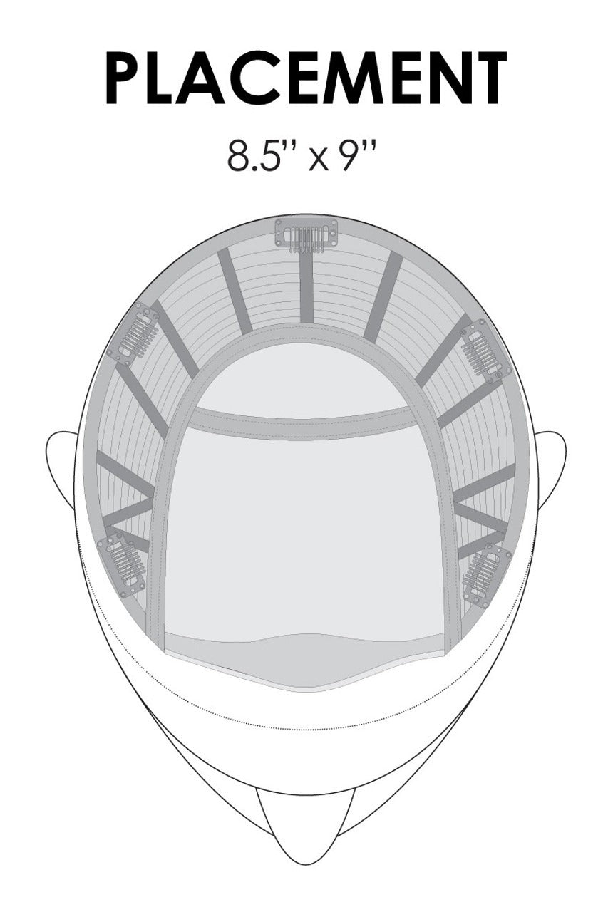Top Style 18": Synthetic Topper | Lace Front, Mono Top