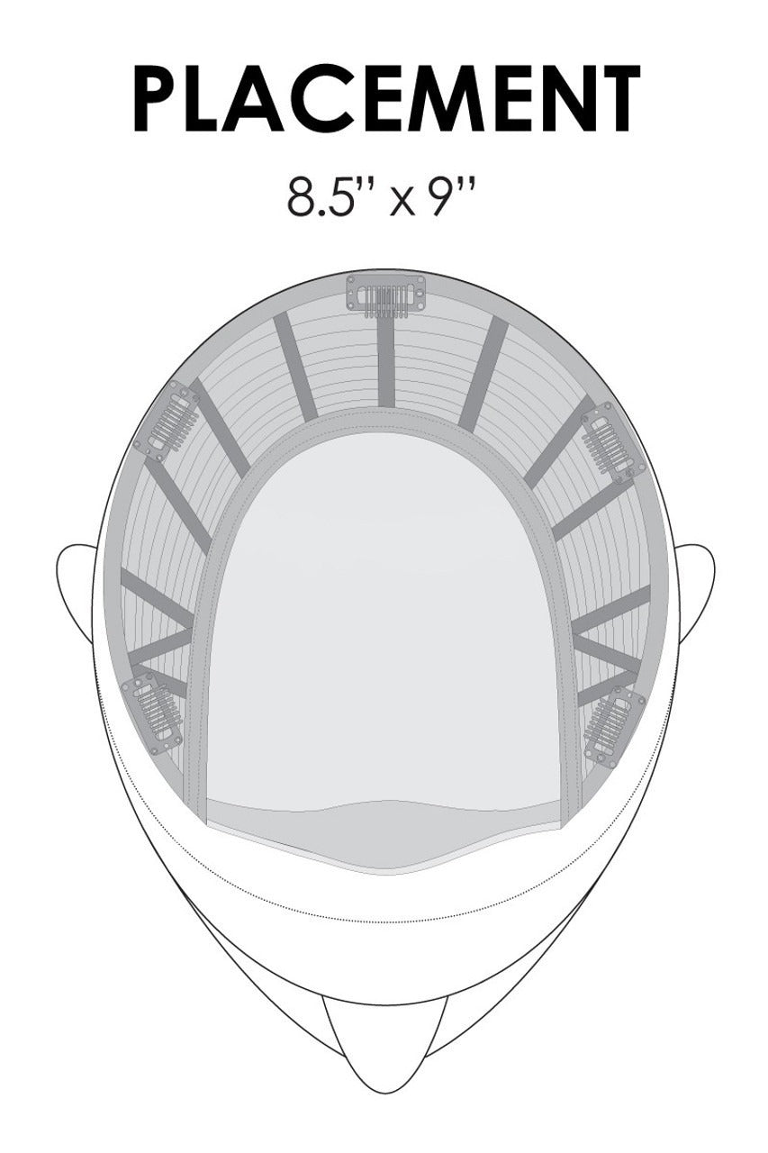 Top Style HH 18": Remy Human Hair Topper | Lace Front, Mono Top