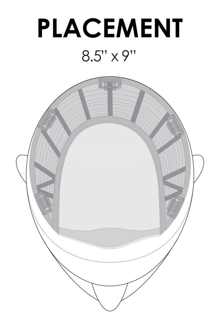 Top Style HH 18": Remy Human Hair Topper | Lace Front, Mono Top