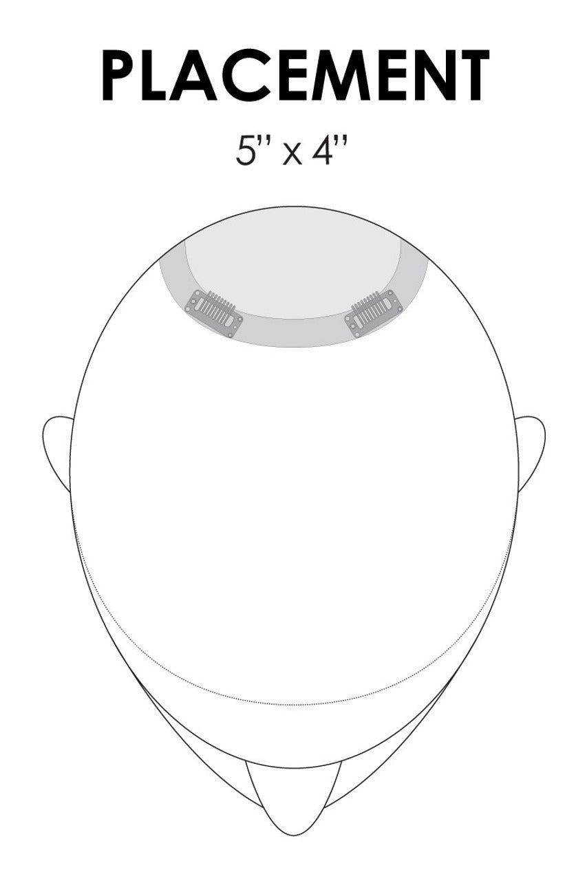 Top This 8": Remy Human Hair Topper | Mono Top