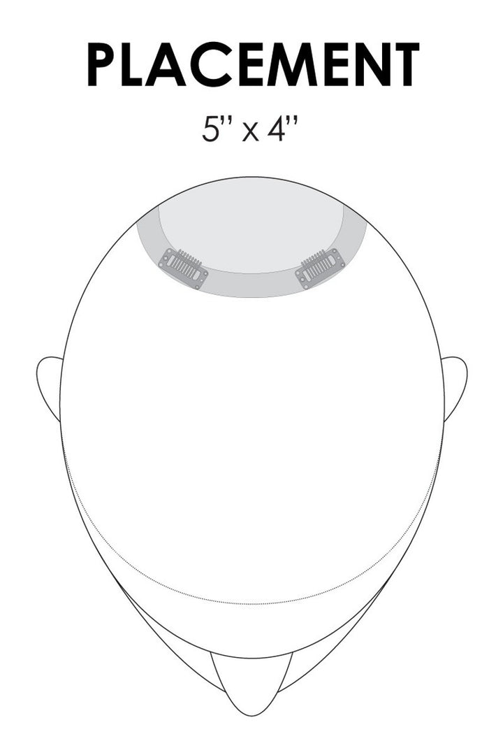 Top This 8": Remy Human Hair Topper | Mono Top