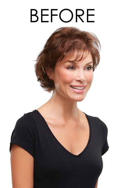 Top Wave 12": Synthetic Topper | Lace Front, Mono Top