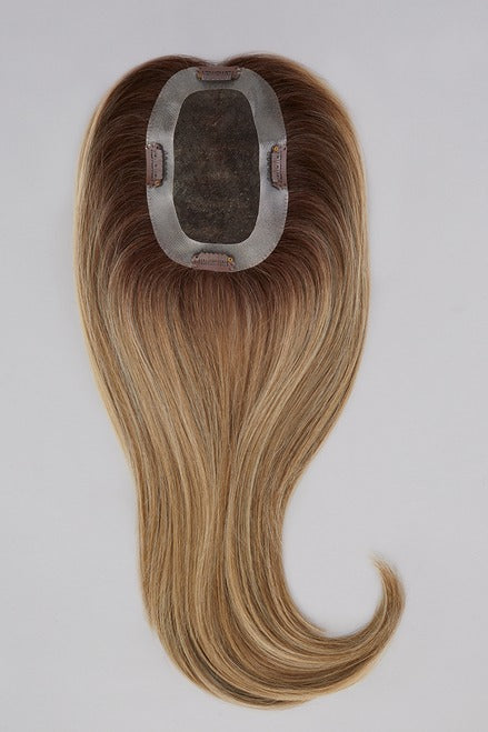 easiPart Medium HD 18": Synthetic Topper | Heat Friendly, Mono Top