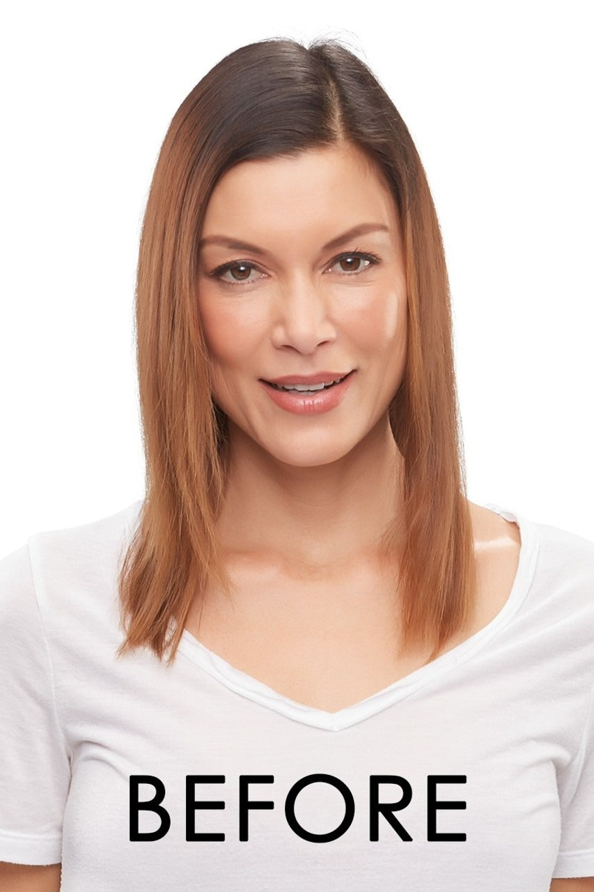 easiPart French 12": Remy Human Hair Topper