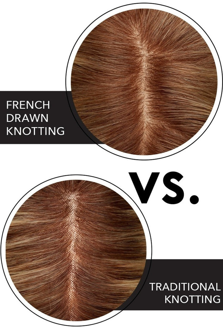easiPart French 8": Remy Human Hair Topper