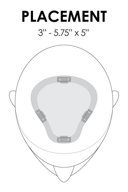 easiPart XL 8": Remy Human Hair Topper | Mono Top